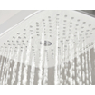 Hansgrohe Raindance Select E300 showerpipe: avec Showertablet 300 robinet thermostatique apparent avec douchette 3 jets et douche de tête 3 jets blanc/chrome 0452234