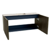 Mondiaz JOYA-DLUX 90cm toiletmeubel - kleur Shadow - Wastafel FAYE positie Midden 1 kraangat kleur Nata. SW1424978