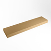 Mondiaz TOP 41 Plan vasque suspendu - 180x41x12cm - adapté pour vasque à poser - Solid surface - Oro SW1023515