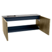 Mondiaz JOYA-DLUX 100cm meuble de toilette - couleur Dusk - Vasque FAYE position Gauche Sans trou de robinet couleur Sombra. SW1426148