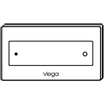 Viega plaque de commande Visign for Style 12 blanc 0500057
