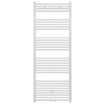 Belrad Handdoekradiator - middenaansluiting - 1600X600mm - 828 Watt - Wit Mat Geborsteld SW1152391
