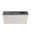 MONDIAZ TURE-DLUX meuble WC 100cm Linen. Lavabo EDEN Lava position droite. Sans trou de robinet. SW1103925