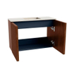 Mondiaz JOYA-DLUX 60cm toiletmeubel - kleur Ruby - Wastafel FAYE positie Midden Zonder kraangat kleur Meli. SW1425341