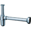 Hansgrohe Siphon 1.1/4 inch avec rosace et tuyau mural laiton Chrome SW116450