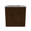 Mondiaz JOYA-DLUX Meuble de toilette 40cm - couleur Walnut - Lavabo FAYE position Gauche Sans trou de robinet couleur Oza SW1424544