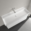 Villeroy & Boch Collaro lavabo pour meuble - 120x47cm - sans trop-plein sans perçage de robinet blanc alpin SW358334