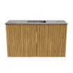 Mondiaz JOYA-DLUX 70cm toiletmeubel - kleur Oak - Wastafel FAYE positie Midden 1 kraangat kleur Sombra. SW1424257
