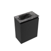 MONDIAZ TURE-DLUX Meuble de toilettes 40 cm Urban. Lavabo EDEN Lava position gauche. Sans trou de robinet. SW1103638