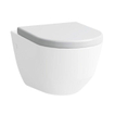 Laufen closetzitting zonder dempingsmechanisme afneembaar systeem duroplast wit 0084496