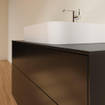 Villeroy & Boch Finion Meuble sous vasque 120x60.3cm 4 tiroirs Black matt SW479604