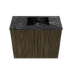 Mondiaz JOYA-DLUX 50cm meuble de toilette - couleur Shadow - Vasque FAYE position Droite 1 trou de robinet couleur Lava. SW1422823