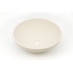 Zeza Element Waskom - 41x41x14cm - solid surface - mat crème SW1440417
