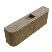Mondiaz JOYA-DLUX 123.2cm toiletmeubel - ronding links en rechts kleur Dusk - Wastafel FAYE positie Midden Zonder kraangat kleur Arena. SW1425798