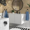 Smedbo Beslagsboden Porte-papier toilette Inox noir mat SW542728