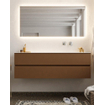 Mondiaz VICA ensemble de meuble de salle de bain - 150cm - meuble sous-vasque repos - 2 tiroirs - lavabo cloud droite - sans trou de robinet XL version 60cm haut SW1089727