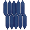 The Mosaic Factory Paris mozaïektegel - 25.5x31.5cm - wandtegel - Zeshoek/Hexagon - Porselein Blue Glans SW471150