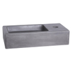 Differnz Ravo Lavabo pour WC Béton gris foncé 38.5 x 18.5 x 9 cm SW705413