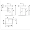 Ideal Standard Connect Cube Lavabo 50x46cm Blanc 0180430