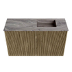 Mondiaz JOYA-DLUX 70cm toiletmeubel - kleur Dusk - Wastafel FAYE positie Rechts Zonder kraangat kleur Sombra. SW1426131