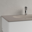 Villeroy & Boch Antao Vasque à poser sur meuble - 80 x 50 x 15 cm - Almond CeramicPlus - sans trop-plein SW917937