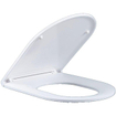 QeramiQ Dely Swirl Pack WC - 36,3x51,7cm - réservoir encastré Geberit UP720 Duofix Sigma - assise 35mm - plaque de déclenchement beige - boutons ronds - blanc brillant SW1412310