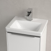 Villeroy & Boch Subway 3.0 lave-mains 37x30.5x13.5cm - avec 1 trou de robinet sans trou de trop-plein Blanc Ceramic+ SW701248