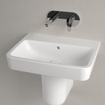 Villeroy & boch o.novo lavabo 60x46x17.5cm rectangle avec trou de trop plein blanc alpin gloss ceramic+ SW702131
