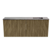 Mondiaz JOYA-DLUX 100cm meuble de salle de bains - couleur Dusk - Vasque FAYE position Droite 1 trou de robinet couleur Sombra. SW1426147