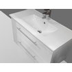BRAUER Smallline meuble 60x38cm céramique blanc brillant 1 trou pour robinetterie SW8243