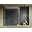 Zenon Essenza West Douchebak - 100x80cm - antislip - antibacterieel - mineraalmarmer - rechthoek - Mountain SW1224292