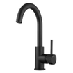 Wiesbaden Ribbd Mitigeur lavabo avec bec pivotant mat noir SW632120