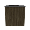 Mondiaz JOYA 40cm meuble de toilette - couleur Shadow - Vasque FAYE position Gauche 1 trou de robinet couleur Urban. SW1421490