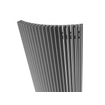 Jaga Iguana Arco radiateur design 2000x620mm 1727W gris métal 7380349