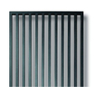 Vasco Arche VVB radiateur design avec tubes verticaux 470x2200mm 1279 watt anthracite 7240788
