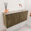 Mondiaz JOYA-DLUX 90cm meuble de toilette - couleur Dusk - Vasque FAYE position Droite Sans trou de robinet couleur Opalo. SW1423326
