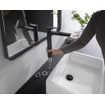 Hansgrohe Talis E Mitigeur lavabo surélevé 240 avec bonde noir mat SW297635
