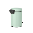 Brabantia NewIcon Poubelle à pédale - 3 litres - seau intérieur en plastique - jade green SW1026503