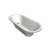 Xenz Gomera ligbad - 180x80cm - met overloop - zonder afvoer - Acryl Wit SW103075