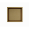 Sawiday Uni inbouwnis 30x30x10cm Geborsteld Messing PVD (Goud) OUT13025