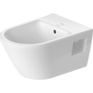 Duravit D-Neo bidet suspendu avec trou de robinet avec trop-plein 37x54x27cm avec WG blanc SW640395