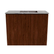 Mondiaz JOYA-DLUX 50cm toiletmeubel - kleur Ruby - Wastafel FAYE positie Rechts Zonder kraangat kleur Sombra. SW1425655
