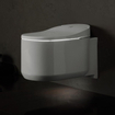 GROHE Sensia Arena Ensemble WC douche - réservoir encastré avec raccordement secteur et WC douche intégrés - fond profond - sans rebord de rinçage - avec abattant - blanc brillant SW1017086