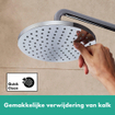 Hansgrohe vernis tuyau de douche avec thermostat pour baignoire chromé SW651723