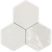 SAMPLE Cifre Cerámica Hexagon Moon carrelage mural - White (blanc) SW1130640