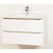 BRAUER EVO meuble 80.2cm Blanc 1 trou pour robinetterie SW8809