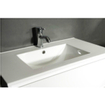 BRAUER New Future meuble 100cm Blanc brillant sans miroir SW8830