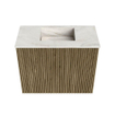 Mondiaz JOYA-DLUX 50cm toiletmeubel - kleur Dusk - Wastafel FAYE positie Midden Zonder kraangat kleur Ostra. SW1423382