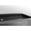 BRAUER Black Spirit lavabo pour meuble 119.6cm 1 lavabo(s) sans trou pierre naturelle noir SW8968