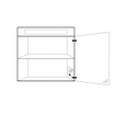 Saniclass Double Face Spiegelkast - 60x70x15cm - verlichting - geintegreerd - 1 rechtsdraaiende spiegeldeur - MDF - mat wit SW84356